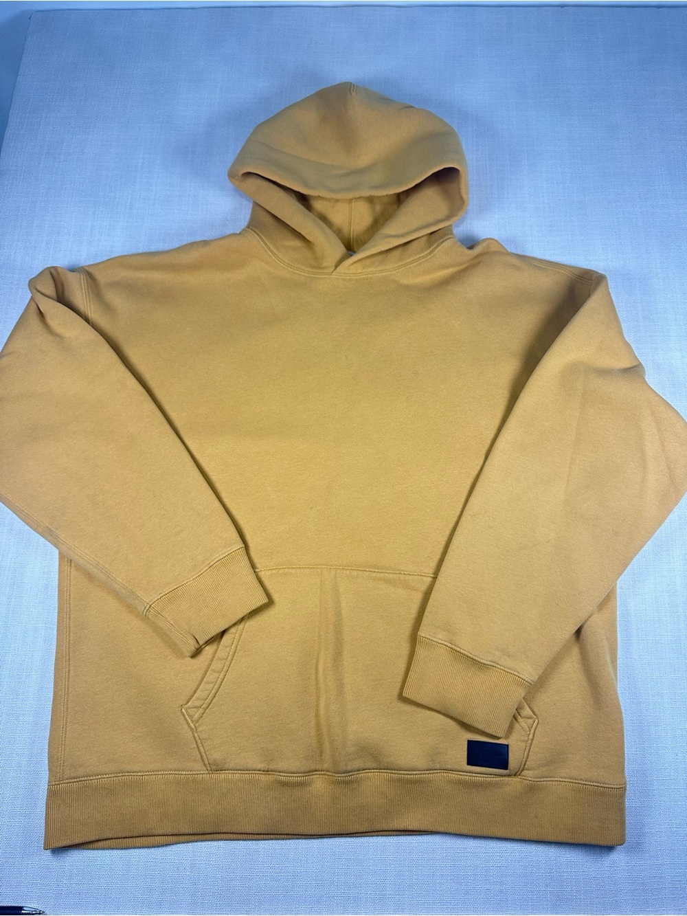 Abercrombie & Fitch Mustard Yellow Pullover Hoodie